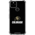 University of Colorado CU Logo on Black Google Pixel 5 Clear Case